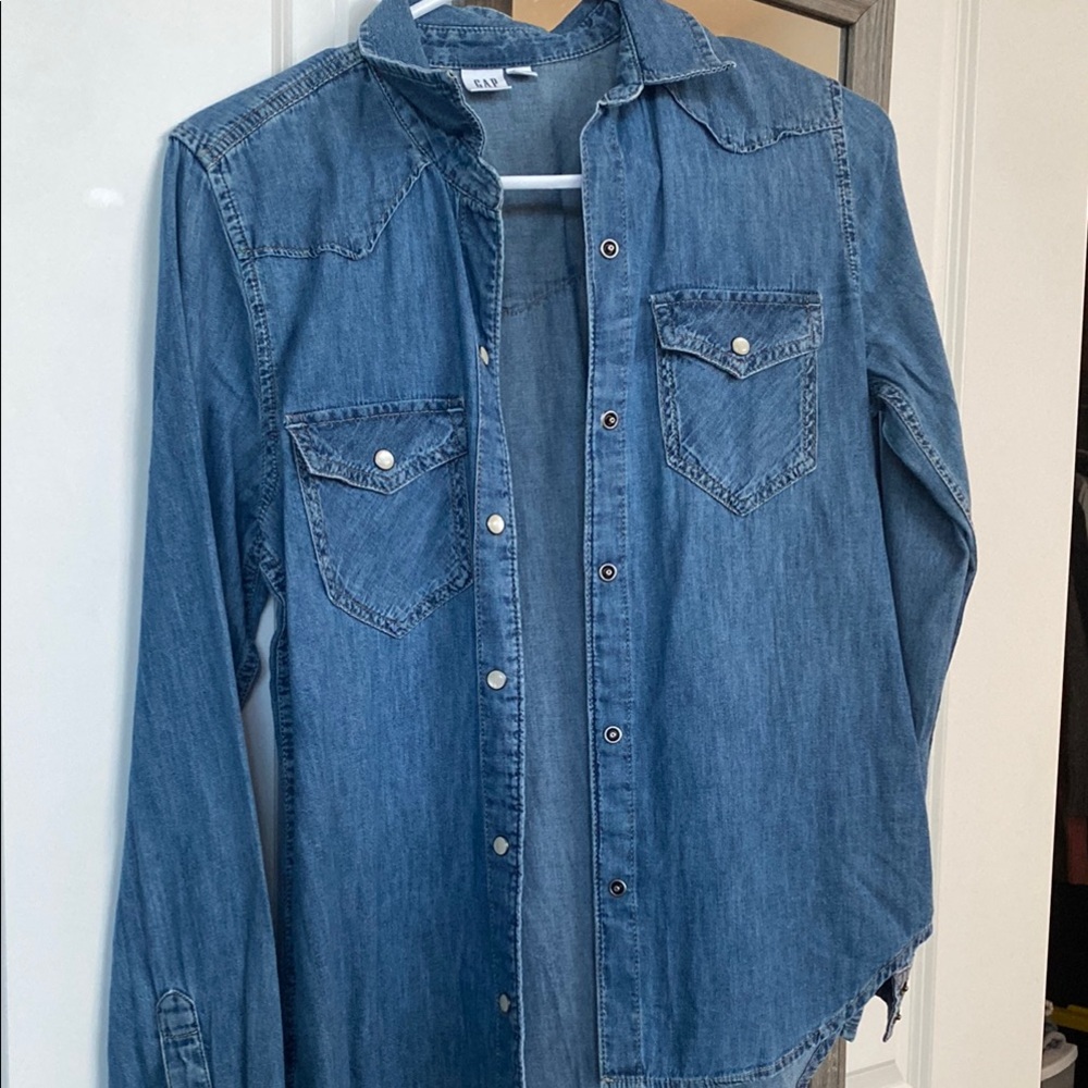 GAP Classic Blue Denim Shirt